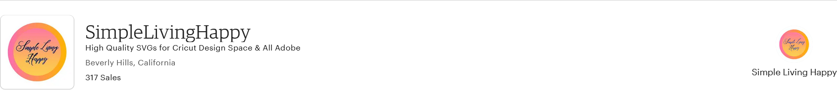 SimpleLivingHappy Etsy Shop